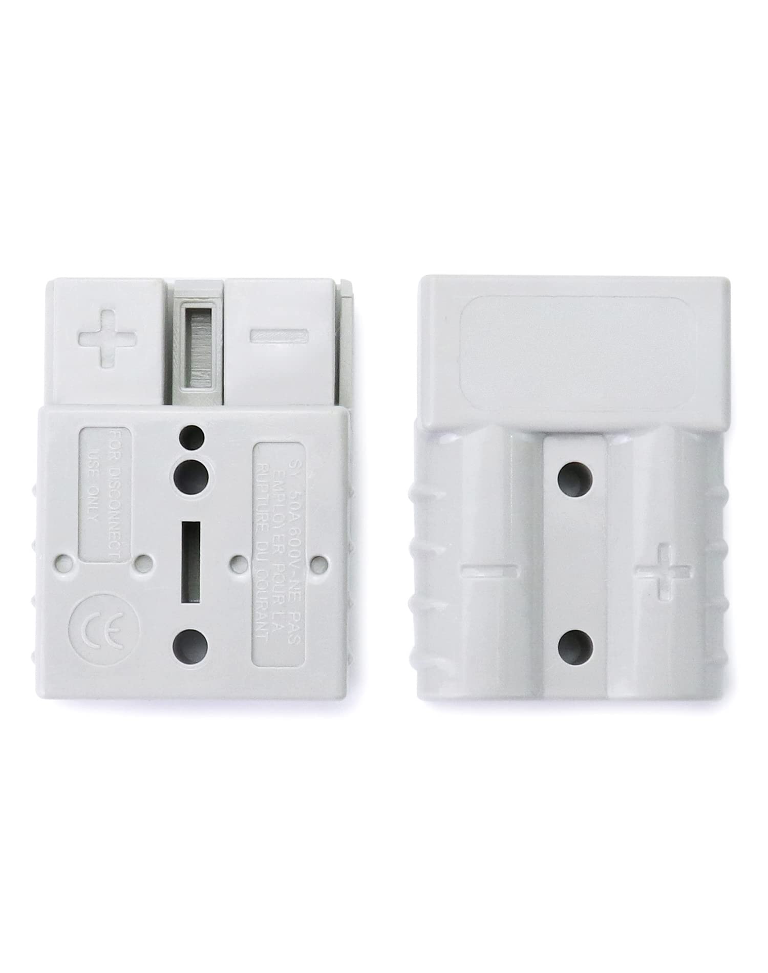 4 Connecteurs Rapides De Batterie 50A 600V - Pour Voiture, Camping-car, Solaire - Fils 6-10 AWG - 9