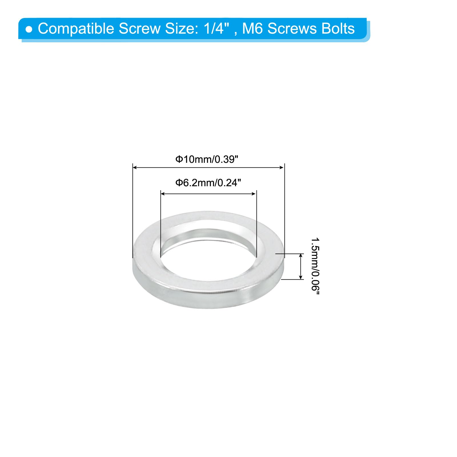 PATIKIL M6 Aluminum Spacers - Image 2