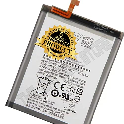 Image of THE BATTERY STORE Original EB-BN972ABU Battery for Samsung Galaxy Note 10+ / Note 10 Plus /SM-N975F / SM-N975DS Battery with 3 month warranty and high capacity battery backup. Carefully check your phone model and purchase. (FOR SAMSUNG NOTE-10 PLUS)