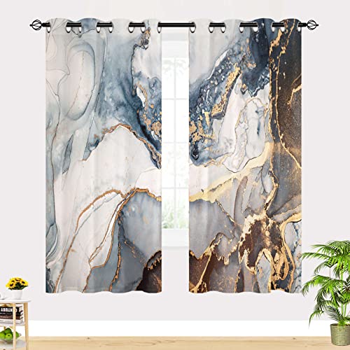 Cortinas de mármol para bloquear la luz con elegancia abstracta 3
