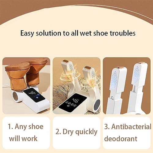 Secador Plegable para Botas con Calor 360° y Temporizador miniatura 4