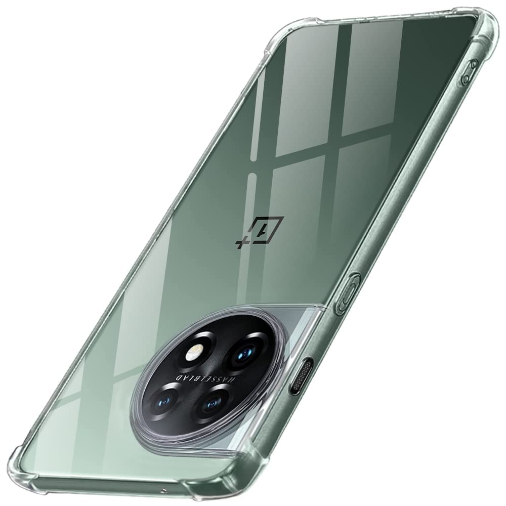 TheGiftKart Crystal Clear Back Cover Case for OnePlus 11 5G | 360 Degree Protection | Shock Proof Design | Transparent Back Cover Case for OnePlus 11 5G (PC & TPU, Transparent Bumper)-picture-25