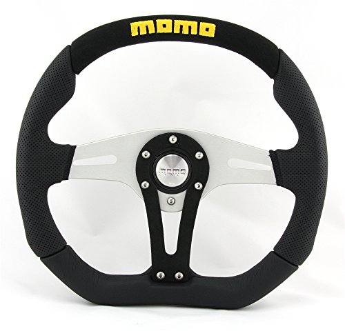 M&O mom11102935111 Steering Wheel Momo Trek Black 35