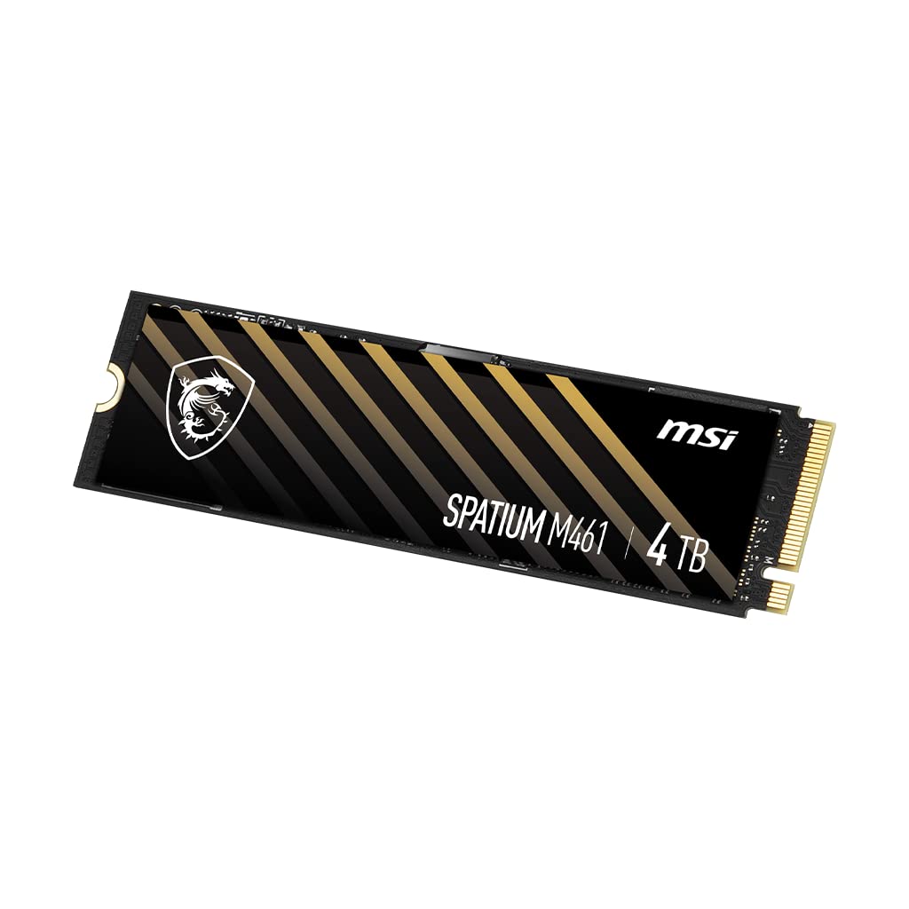 MSI SPATIUM M461 PCIe 4.0 NVMe M.2 4TB SSD - Ultra-Fast Storage