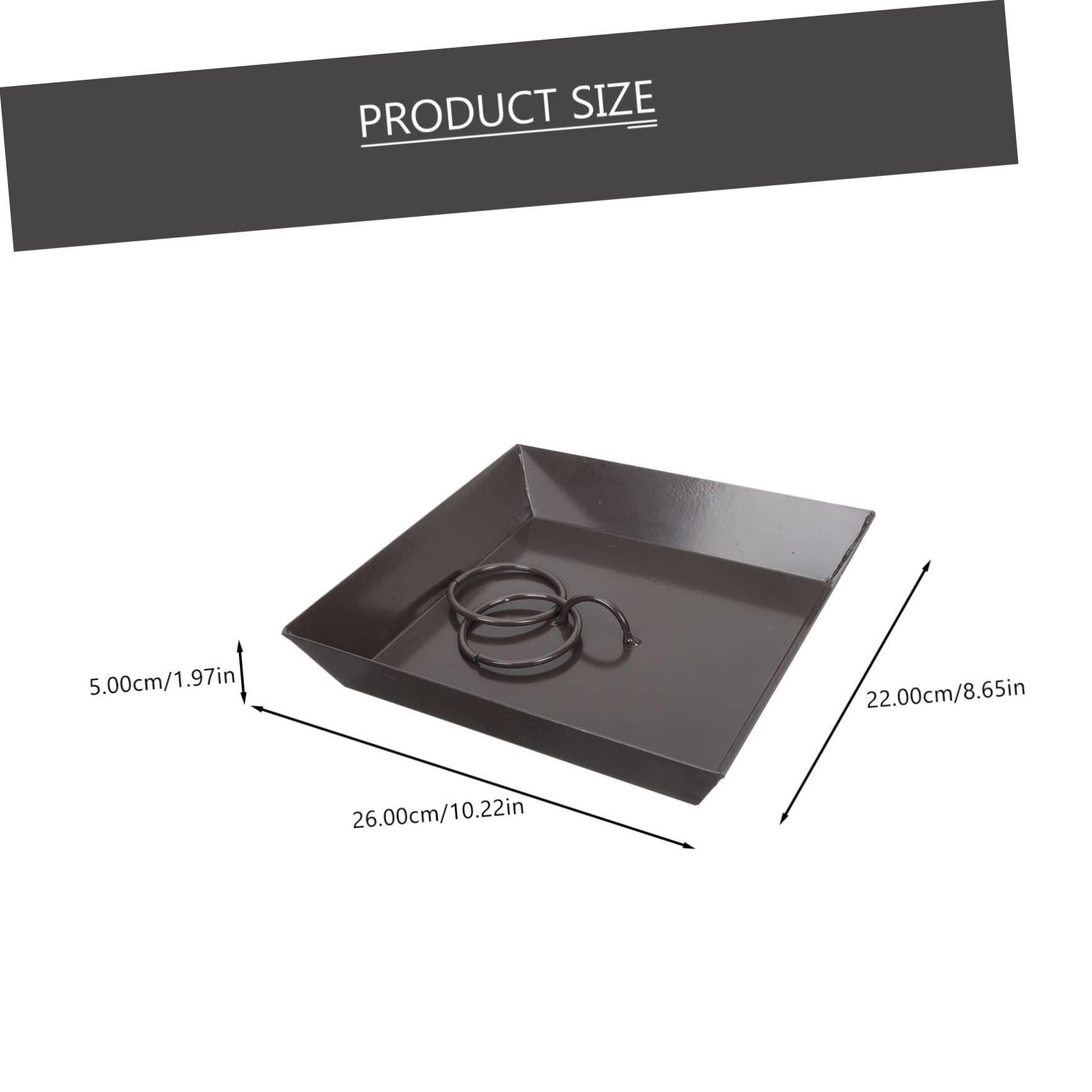 GALPADA Balcony Rain Chain Basin Bowl Large Anchoring Rain Holder Outdoor for Garden