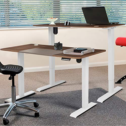 Furmax-Height-Adjustable-Standing-Desk-Electric-Desk-with-14070-cm-Wood-Desktop-Office-Table-Ergonomic-Desk-with-Automatic-Memory-Walnut