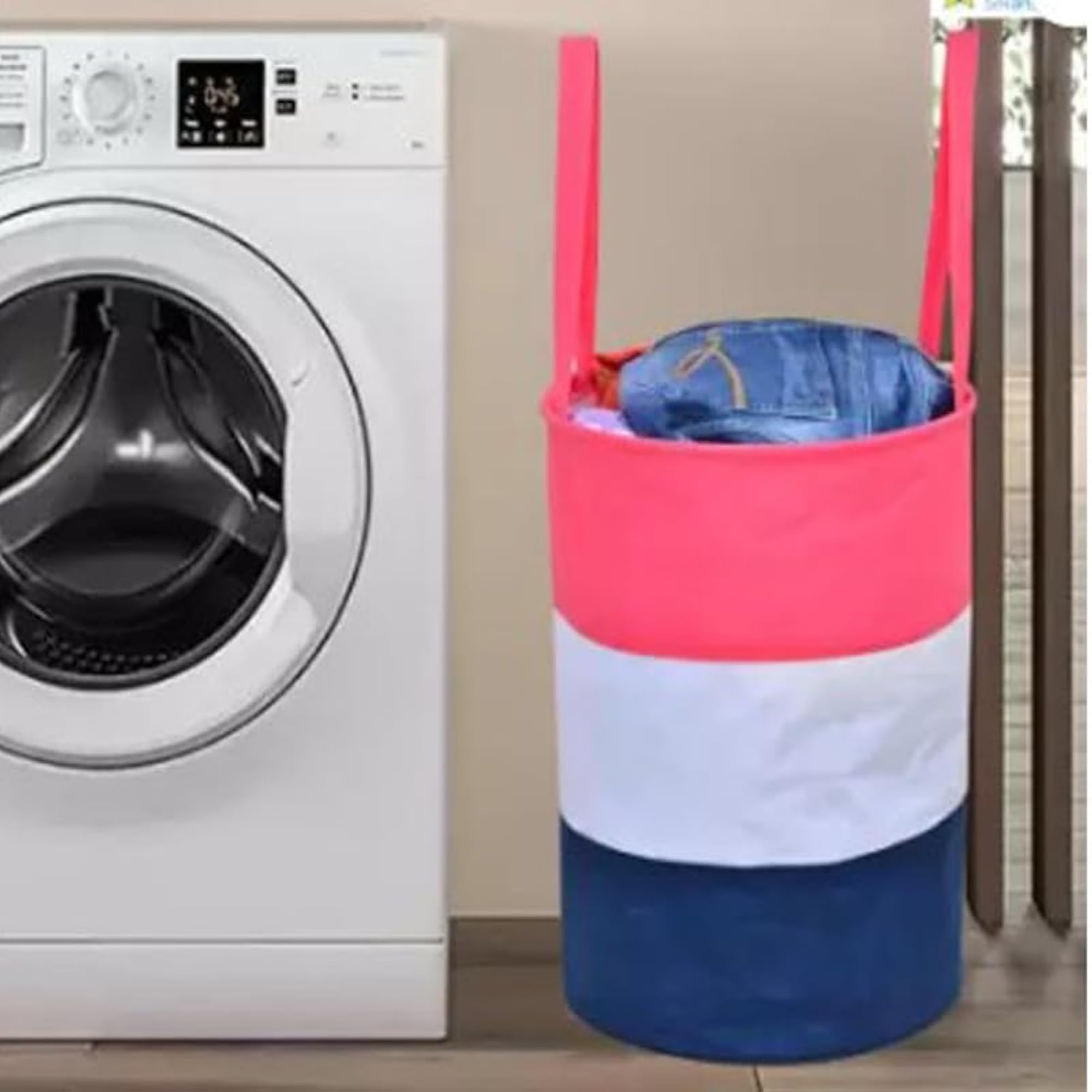 Round Laundry Bag, Foldable Waterproof Storage Bag