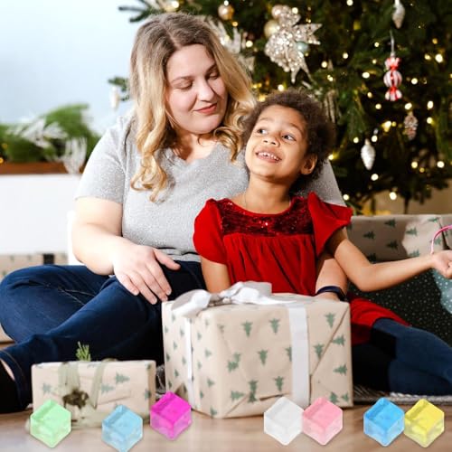 Image of Ice Cube Sensory Toys 24 Pcs Squishy Fidget Stress Cube for Adults Kids Anxiety Stress Relief Hand Therapy Sensory Squishy Ball Classroom Prize Box Toys