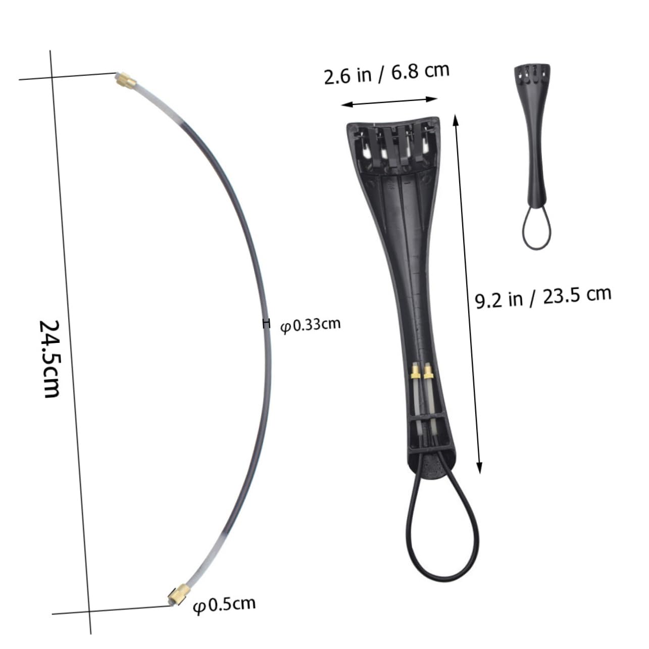 ibasenice 4sets Accessori Per Violoncello Cordiera e Coda Per Violoncello Con Sostituzione Facile e Duratura Per Musicisti Professionisti e Amatori