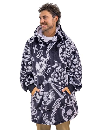 Big Softy Oversized Football Blanket Hoodie for Men