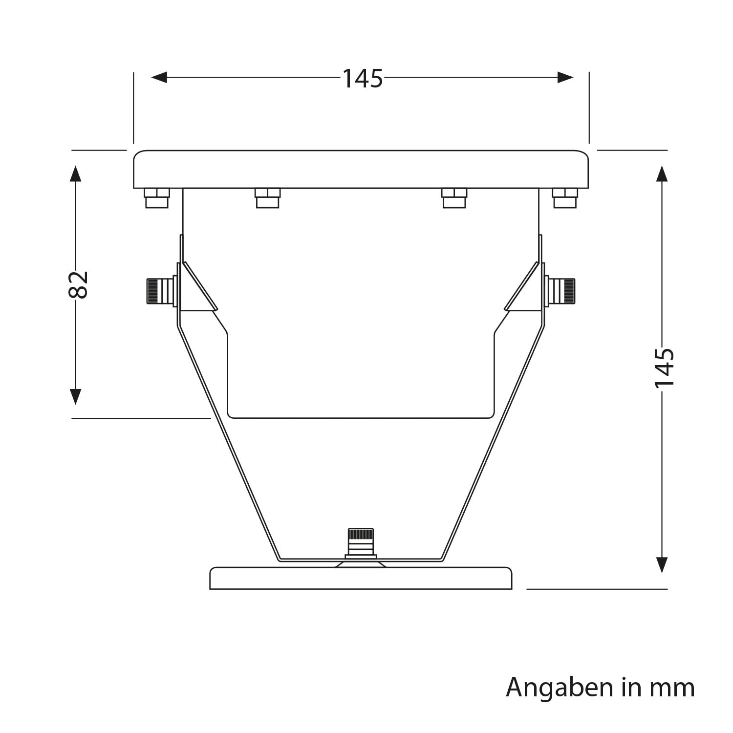 ledscom.de Gartenstrahler BULA für außen, Edelstahl + RGB Leuchtmittel warmweiß - kaltweiß (2900-6200)