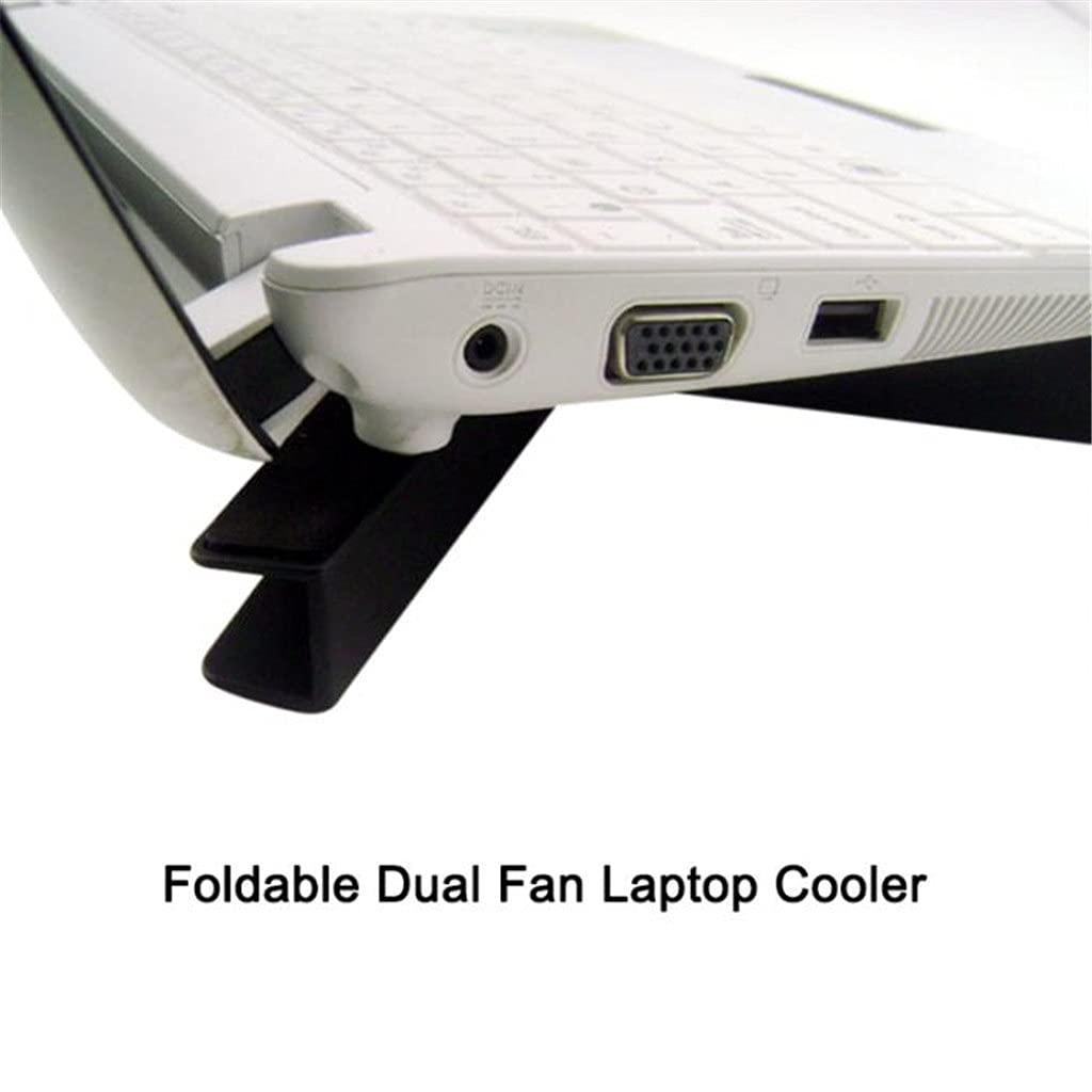 Laptop Cooler Pad Stand Base Cooling Foldable Fan Portable Convenient Notebook Computer Accessories image 2