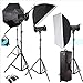 Produktbild Gowe 1800 W 3 x 600 W High Speed Flash Light Studio Strobe Beleuchtung & Softbox & Light Stand Professionelle Fotografie Kit
