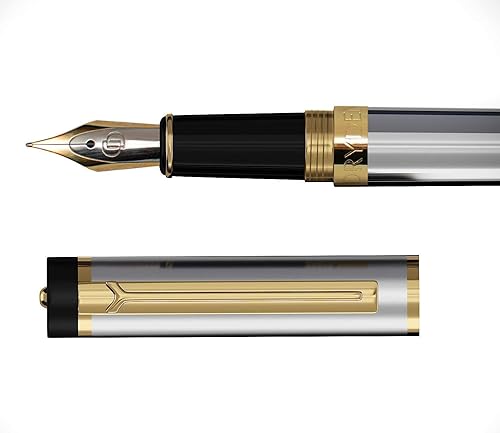 Miniatura 27 de Pluma estilográfica Dryden Luxury, clásica y moderna, de colección ejecutiva y vintage, idea de regalo de negocios y para la caligrafía, Azul