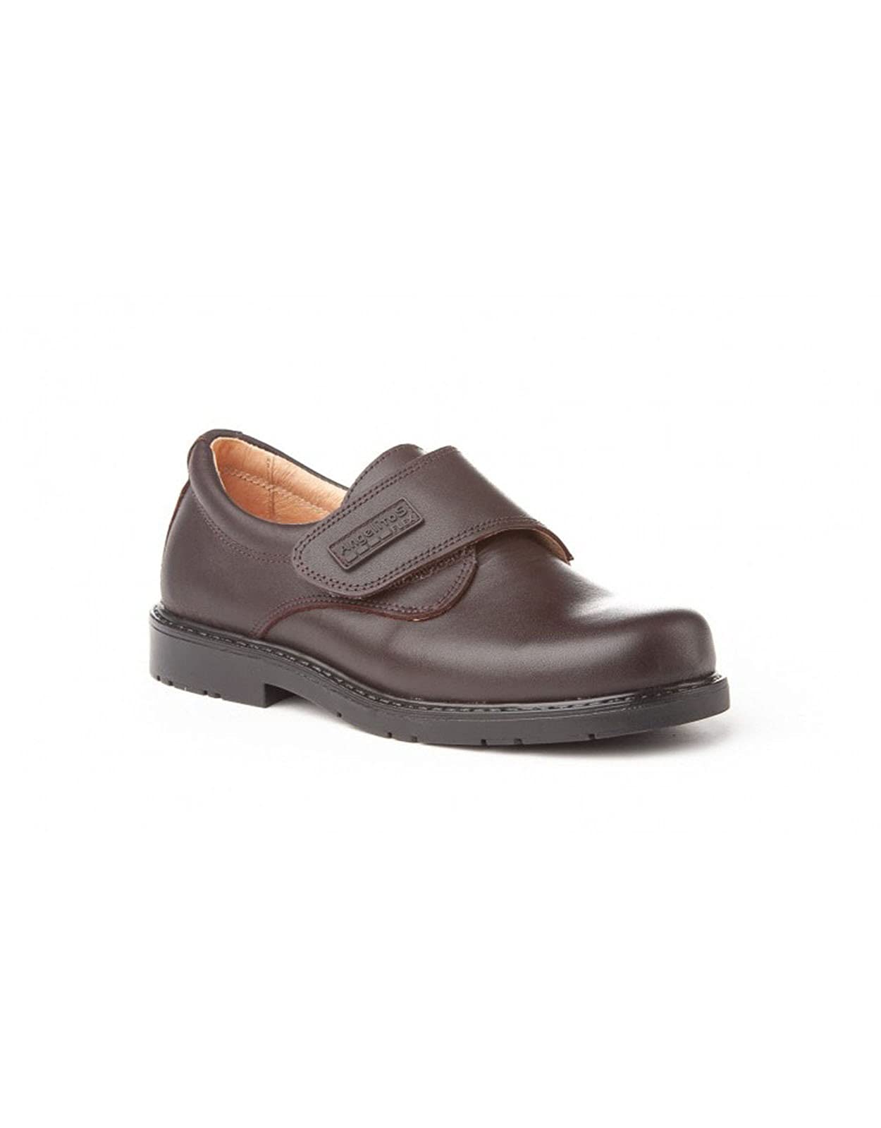 Mi Pequeña Zapatos Colegiales de Piel para Niño Color Chocolate