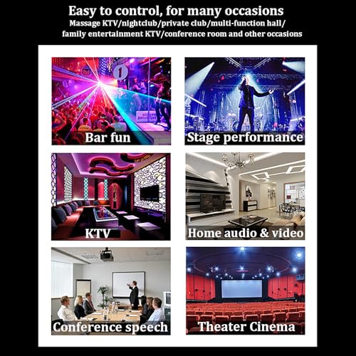 Supresor Profesional de Retroalimentación, Desplazador de Frecuencia para Micrófono, 6 entradas y 6 salidas, Ecualización Paramétrica de 5 niveles, Anti-lloriqueo Automático, para Conferencias, KTV, Cine y Actuaciones en Escenario miniatura 5