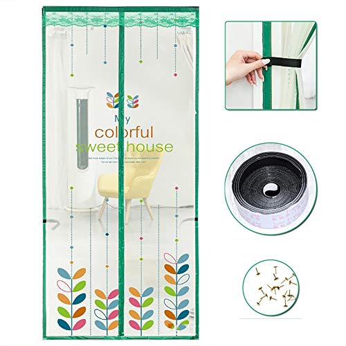 Preisvergleich Produktbild Mückenschutz-Türvorhang,magnetische Moskitonetz-Tür,sehr Gut Für Kellertüren, Französische Fenster, Einfache Installation Ohne WerkzeugA-85 * 210