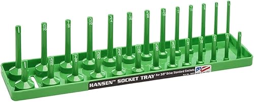 Hansen Global Hansen 3803 38" Drive - Soporte estándar para enchufes regulares y profundos, color verde