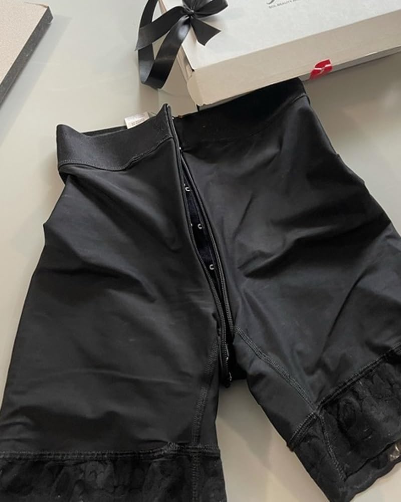 Fajas Reductoras Mujer Pantalones cortos levantadores de glúteos con cremallera de alta compresión, cintura alta, Realzador de cadera sin costuras, ropa interior adelgazante de realce(Beige,XXXL)