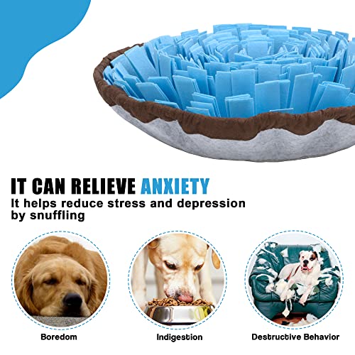 Friendly Barkz Adjustable Snuffle Mat for Dogs, Cats with Suction Cup, Dog Enrichment Toys with Pet Training Clicker to… - Image 4