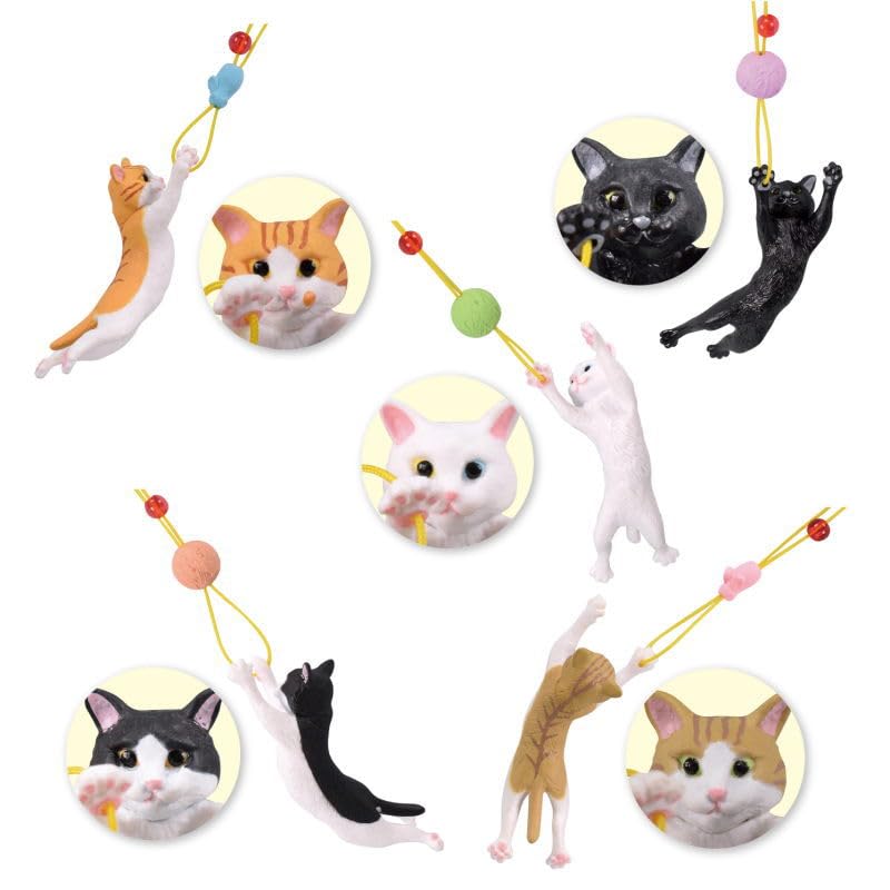 Amazon | 猫ジャンプマスコット [全5種セット(フルコンプ)]ターリン