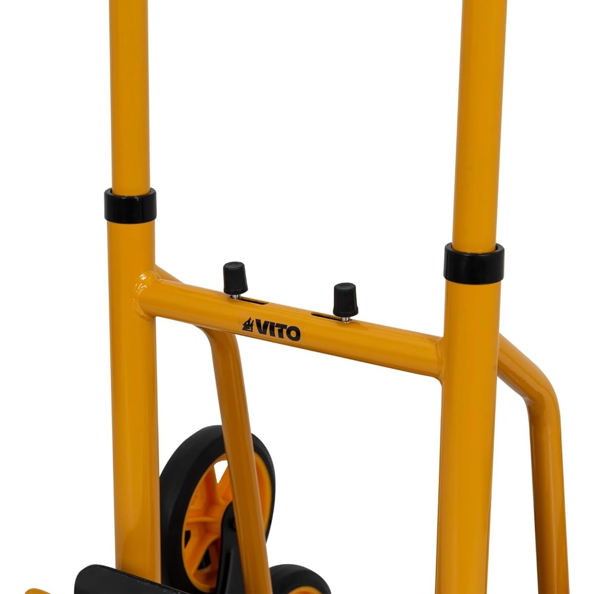 VITO Sackkarre Treppensteiger klappbar | 150kg Tragkraft | Handkarre zum klappen - Transportkarre | klappbar | Treppensteiger | robuste Sackkarre | Stapelkarre mit Vollgummireifen VICTDE150