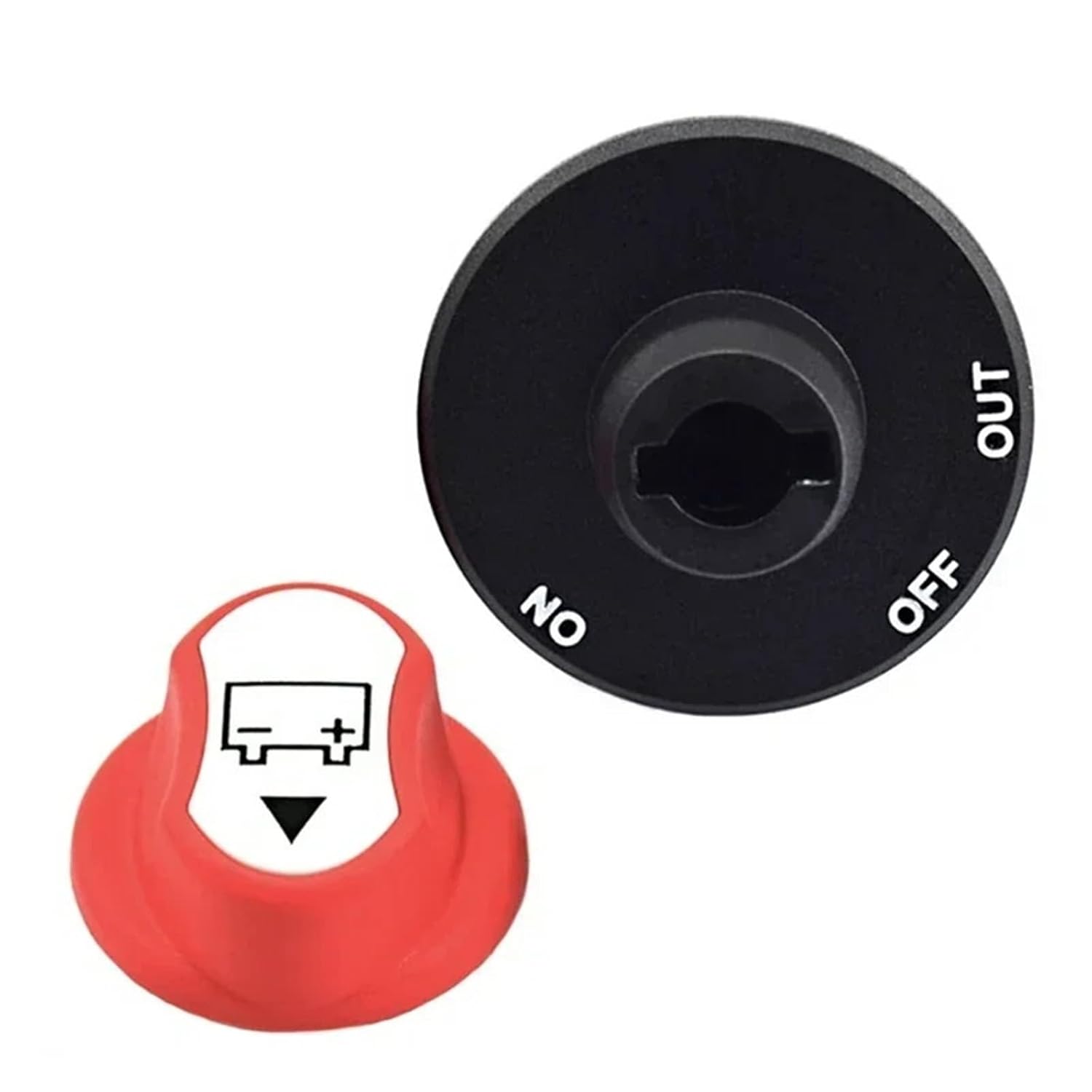 50A 100A 200A 300A Car Battery Disconnect Cut Off Kill Switch 12V 24V DC Rotary Power Isolator 1Pcs(50A)