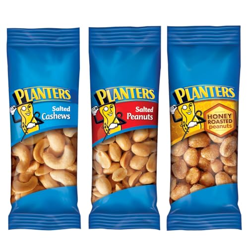 Planters Variety Pack, Cashews & Peanuts, 36 Protein Snack Packs
