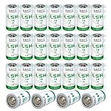 HDSBFCWYGG <- 25pcs -> for Saft LSH14 3.6V Size C Lithium Battery 5800mAh Replaces for LS26500 LS26500 LSH 14 Battery