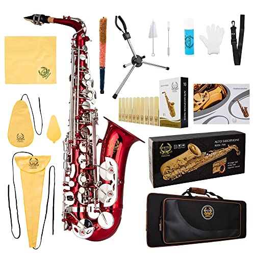Rhythm Alto Saxophone Eb Alto Saxophone AltoS҃TbNXtLbg L[TbNXP[XAN[jO&PALbgATbNX܂肽ݎX^hA[h{bNXA}EXs[XAXgbv-bh