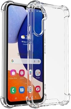 Ehr. Samsung Galaxy A16 Uyumlu Darbe Önleyici Sararmaya Dayanıklı Airbag Korumalı Ultra Slim TPU Şeffaf Silikon Kılıf (Şeffaf, Samsung Galaxy A16)
