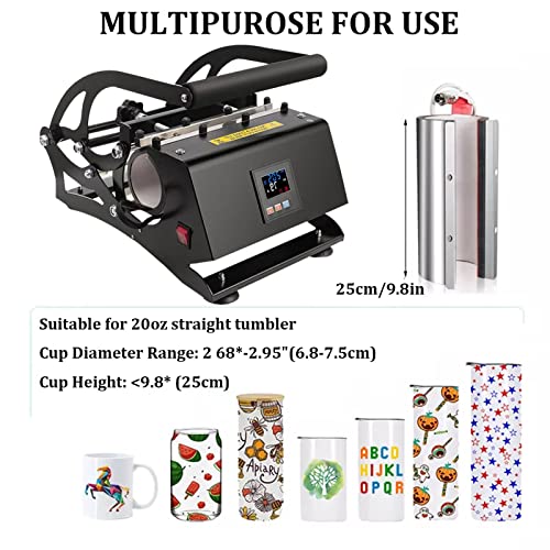 Máquina de termoimpresión para vasos de 20oz miniatura 6
