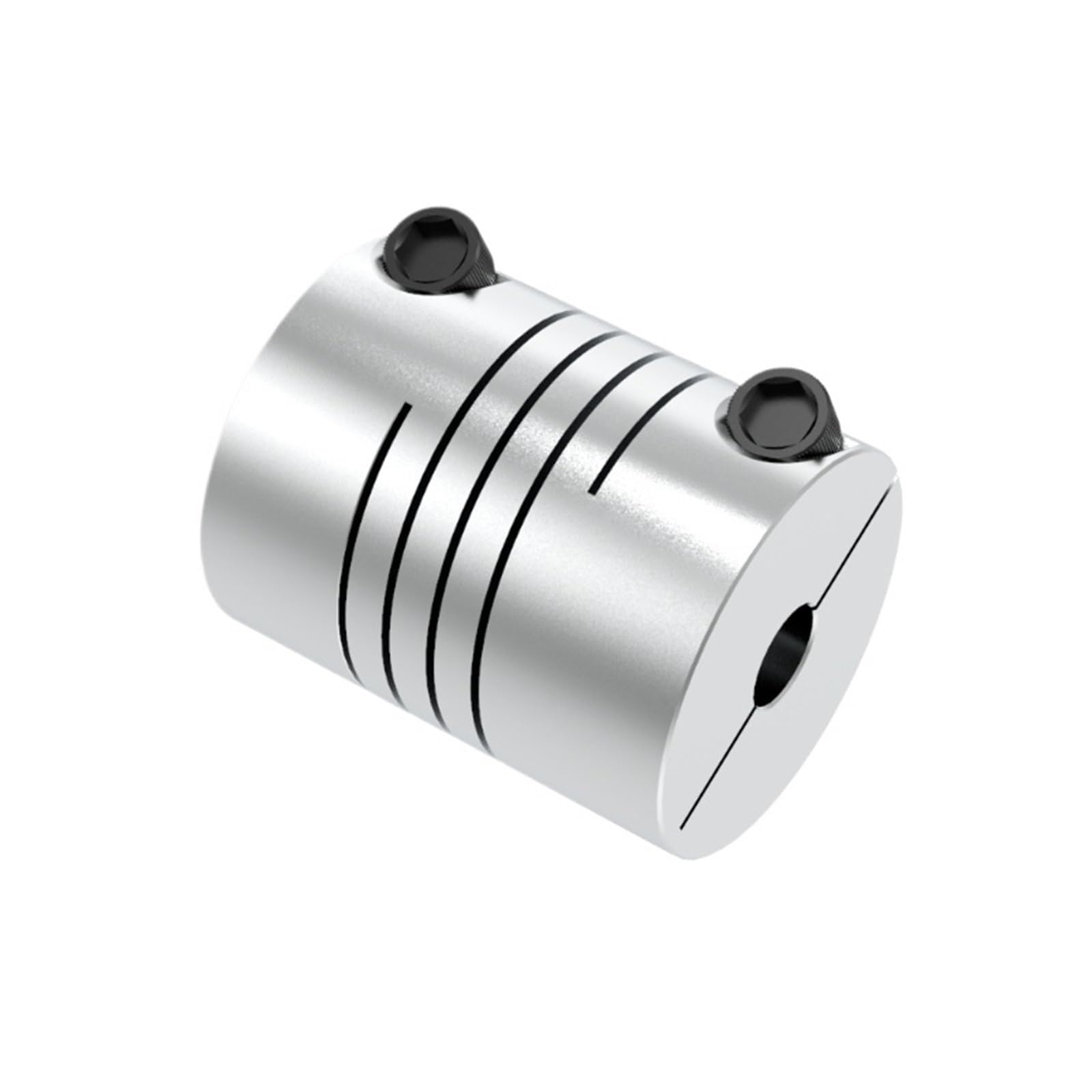 D15L20 Aluminium Flexible Shaft Couplings Coupler Couples 15X20mm Bore 3mm to 8mm Stepper Motor Connector Router 3D Printer(6.35mm to 8mm)
