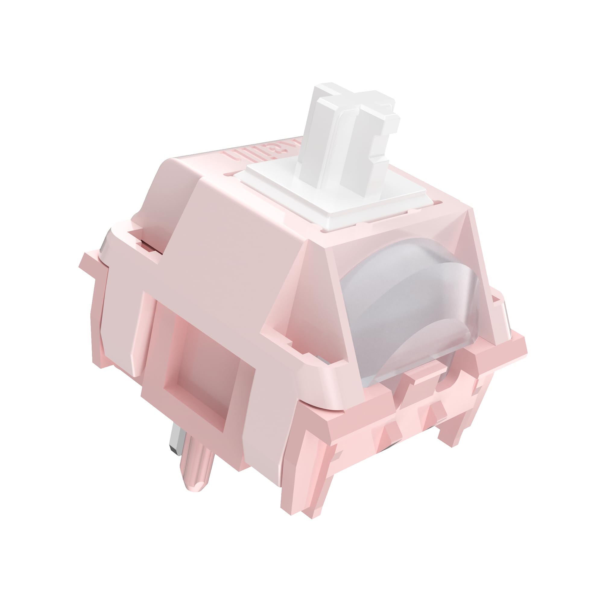 Kailh Butterfly Pink Keyboard Switch,5pin 35gf Linear Pre-Lubed 72PCS