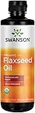 Swanson Flaxseed Oil (Omegatru) 16 fl Ounce (1 pt) (473 ml) Liquid