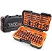 Price comparison product image Professional Screwdriver Bit Set, TACKLIFE 60-Piece Torsion Bits Set for High Torque Drilling, Forged S2 Alloy Steel, Patented Solid Portable Case Included, PSDB1B