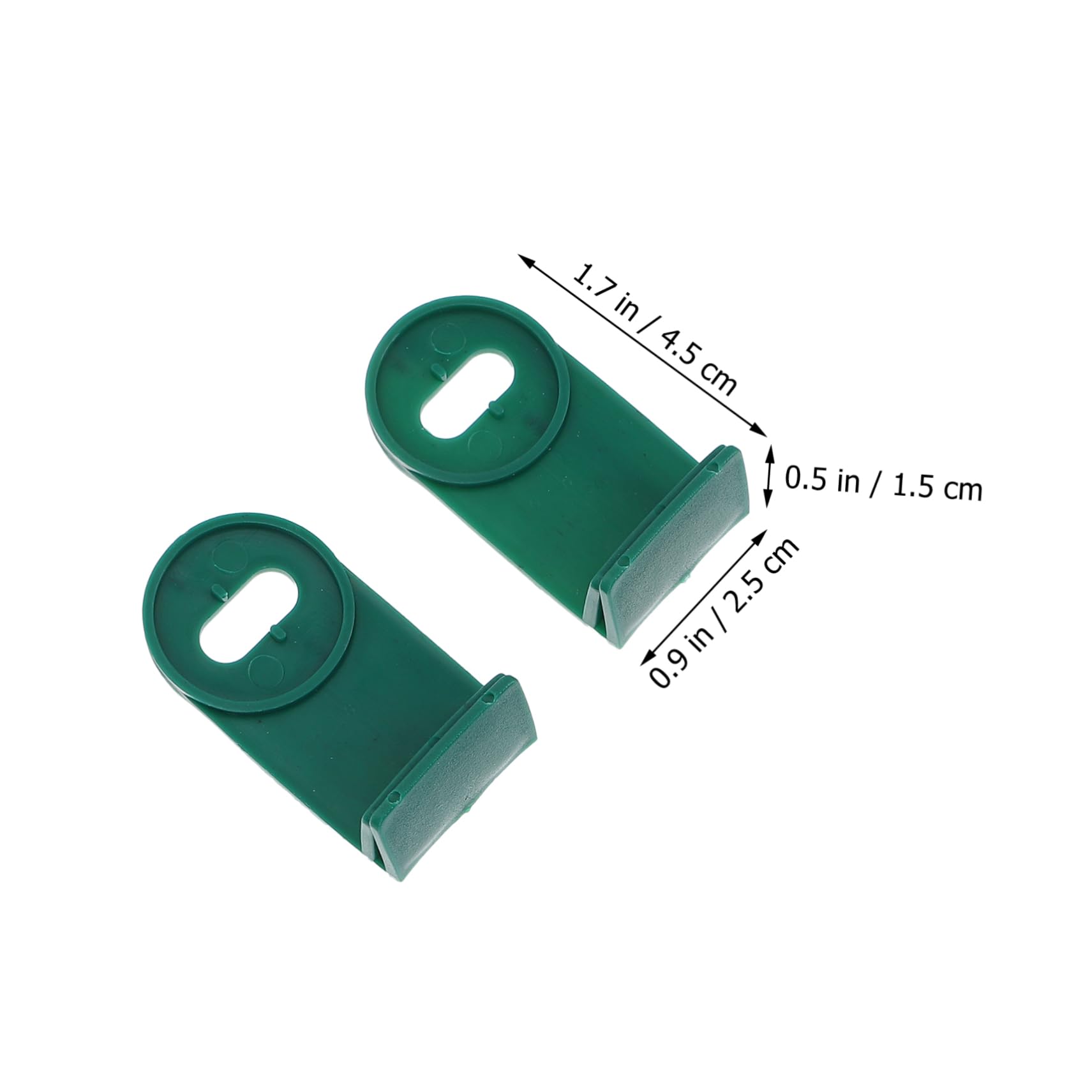 Garneck 50Pcs Greenhouse Plant Hooks Durable Aluminium Clips for Hanging Flowers Organizing Vines and Securing Accessories Greenhouses Gardens and Balconies