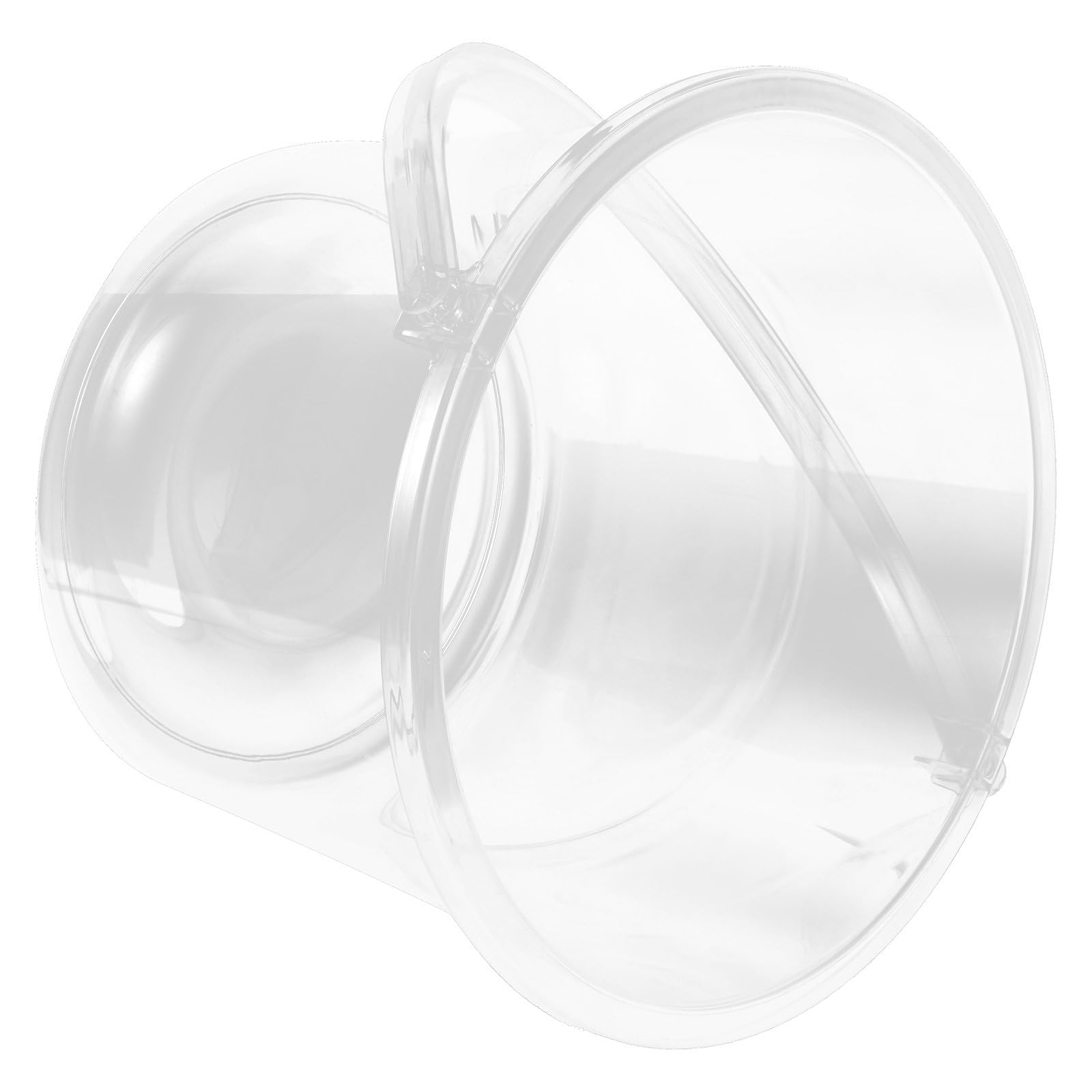 Seau en plastique transparent Angoily portatif et réutilisable pour nettoyage domestique