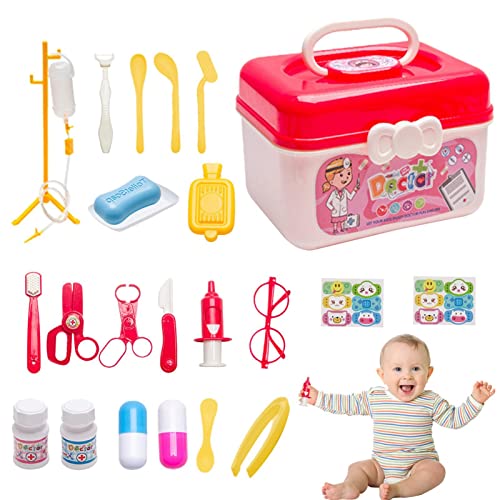 Virtcooy Kit Medico per Bambini - 23 Pezzi Fai