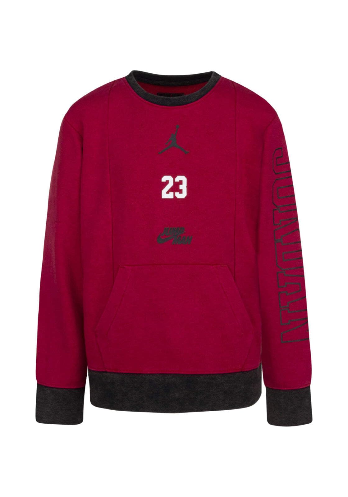 Nike Felpa Girocollo Rosso 95B210 ROSSO 13-14 anni