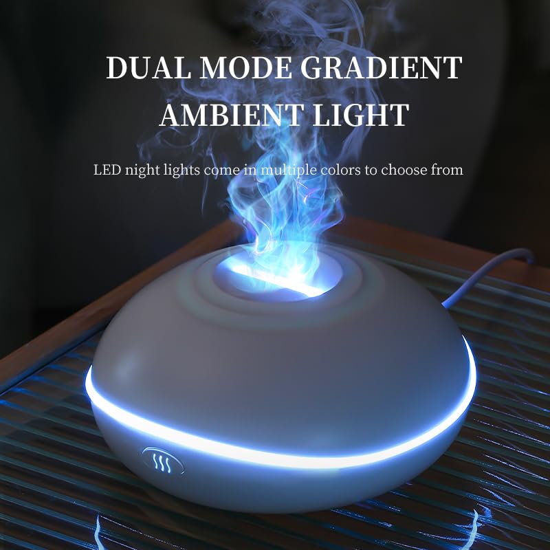Flame Fire Aromatherapie-Diffusor – Mit 7 Flammenlichtern, Luftbefeuchter, Fernbedienung, 250 Ml Tank