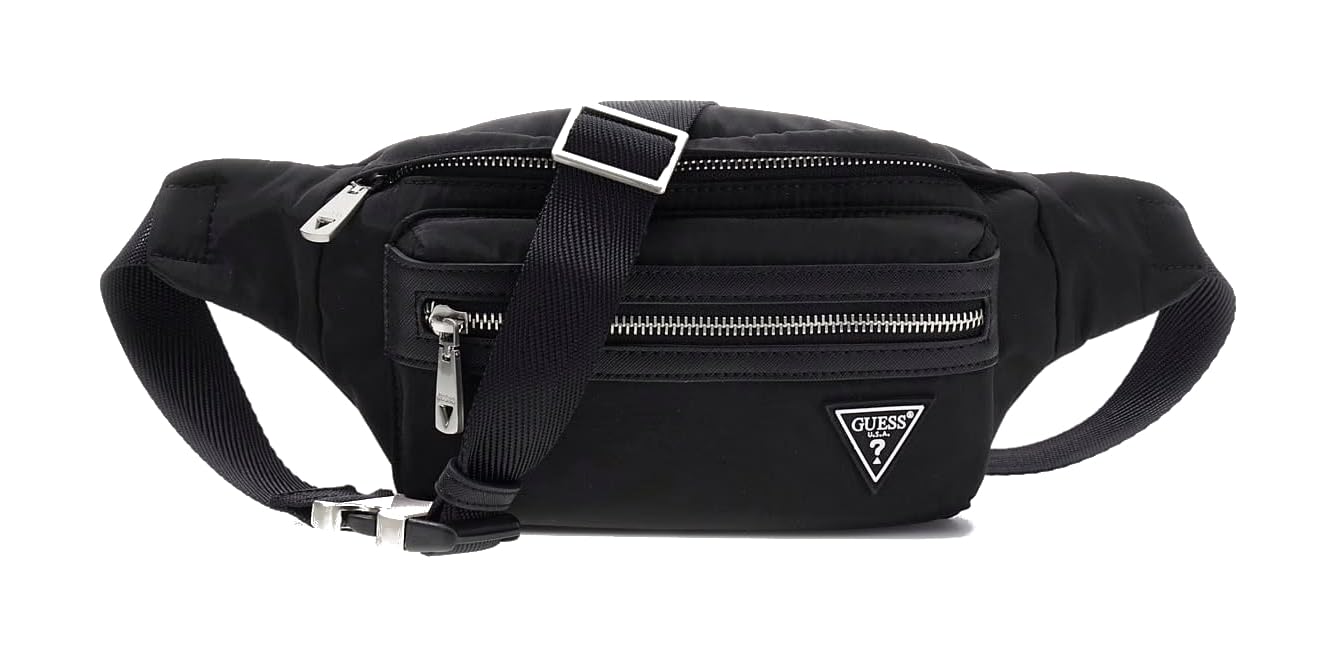GUESS Gürteltasche Berlin Bumbag Black schwarz