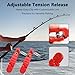 OKKRMGZ 4Pcs Heavy Duty Planer Board Release Clips Snap On Clip for Trolling Fishing Offshore Weights Downrigger Line Outrigger Boards Weight Clip On Line Holder for Shore and Boat Fishing Accessories