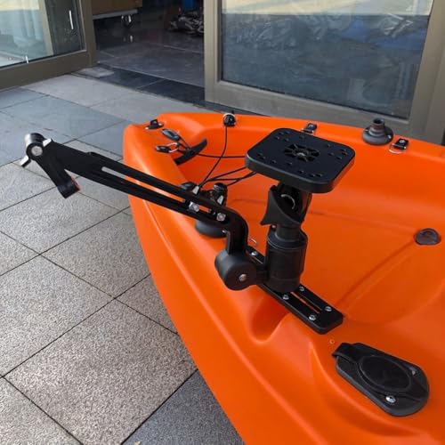 Support de recherche de poisson pour kayak réglable avec base inox