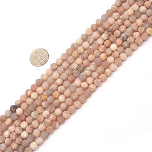 6mm Sunstone Beads