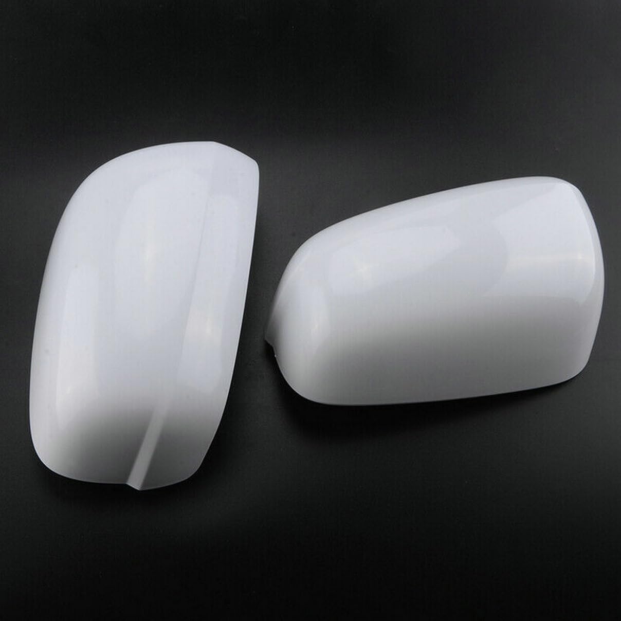 2pcs Passenger Driver Side Rear View Mirror Shell Housing Cover Trim for Honda Fit/Jazz 2009 2010 2011 2012 2013 Replacement Left Right Side Cap