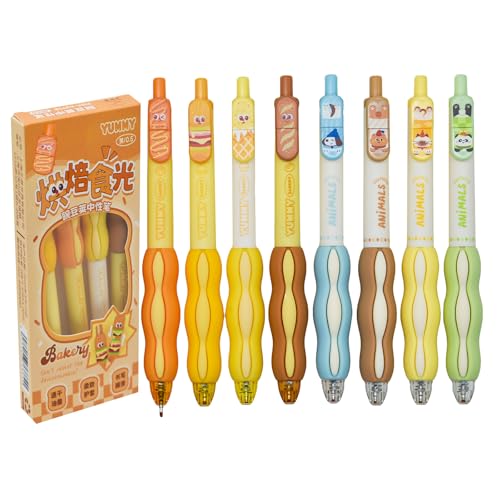 Stylos à encre gel Kawaii écriture de précision avec ces 8 rollers crème douce et confort
