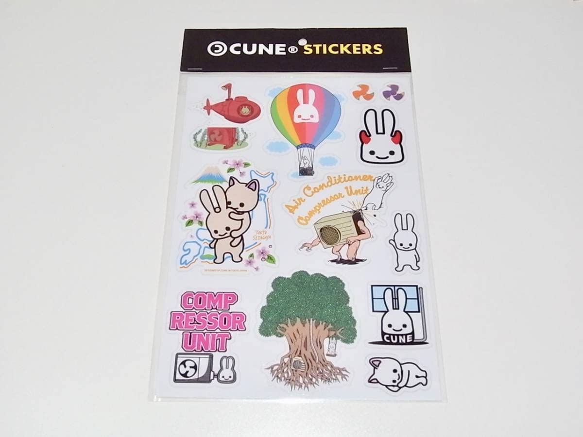 キューンCUNE ウサギ ステッカー シール まとめ売り レア Amazon | レア 完売 CUNE キューン ステッカーセット うさぎ