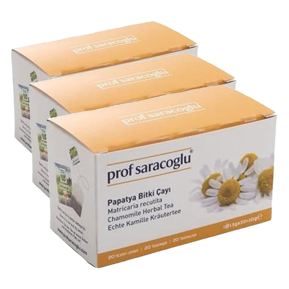 Prof Saracoglu Papatya 20'li Bitki Çayı (3 paketi)