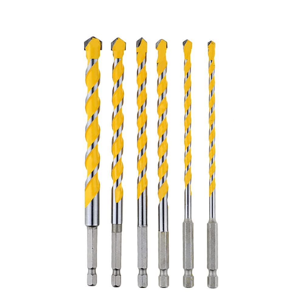 Brocas multifunción de carburo de tungsteno de 5-12mm y 160mm, sierra perforadora para ladrillo, hormigón, azulejo blando, madera, Metal, juego completo de 5 uds.
